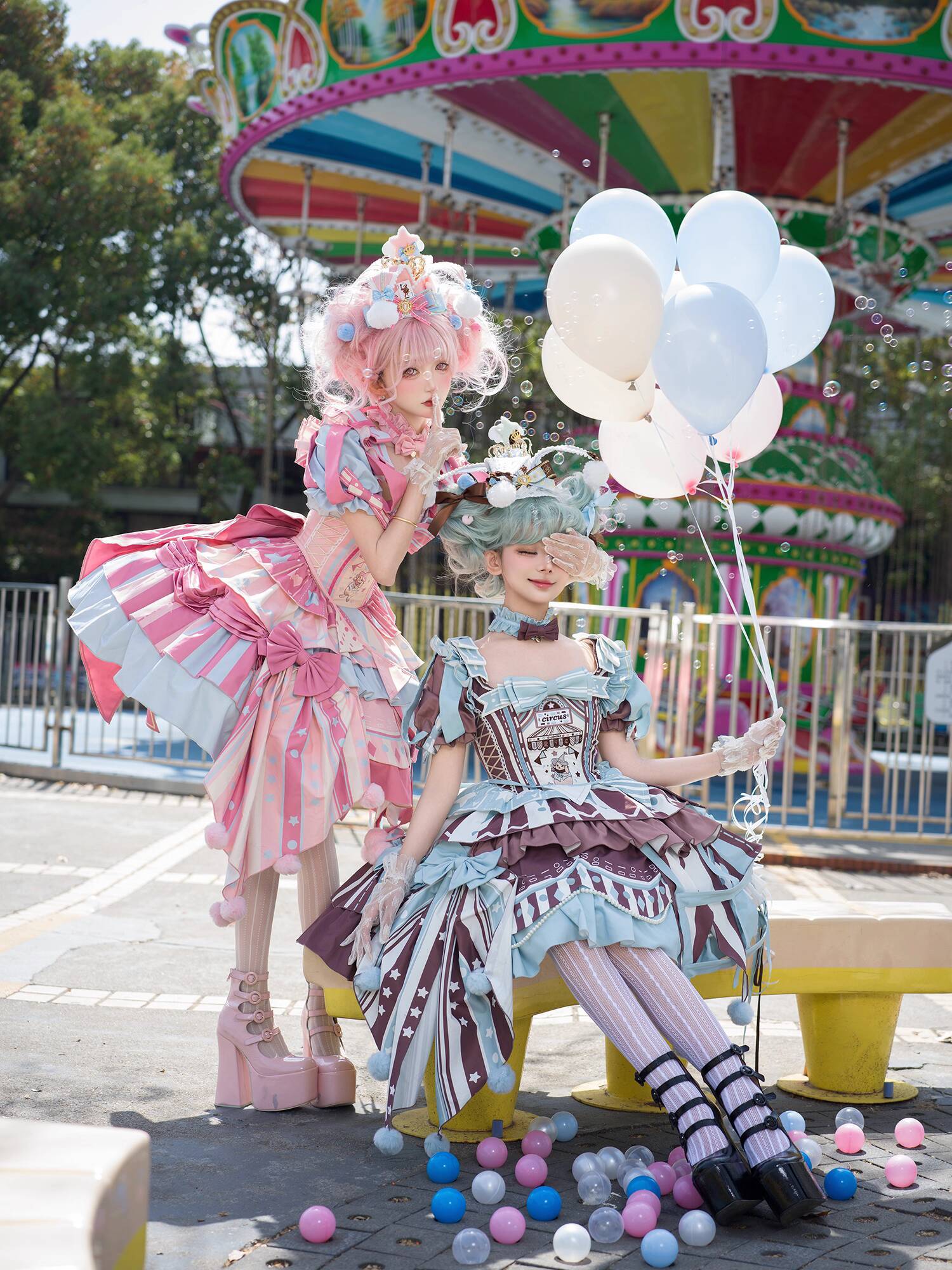 Queen Anime Cosplay - Rok Lolita Pembuka Karnaval Fiesta Halloween