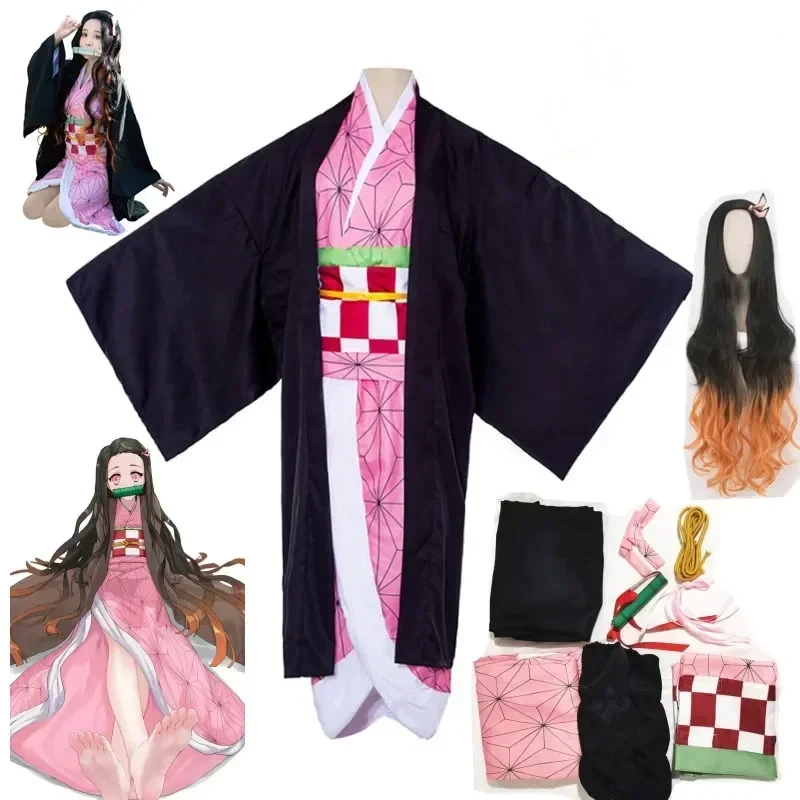 Anime Cosplay Nezuko - Kostum Cosplay Anime Halloween Kamado Nezuko,
