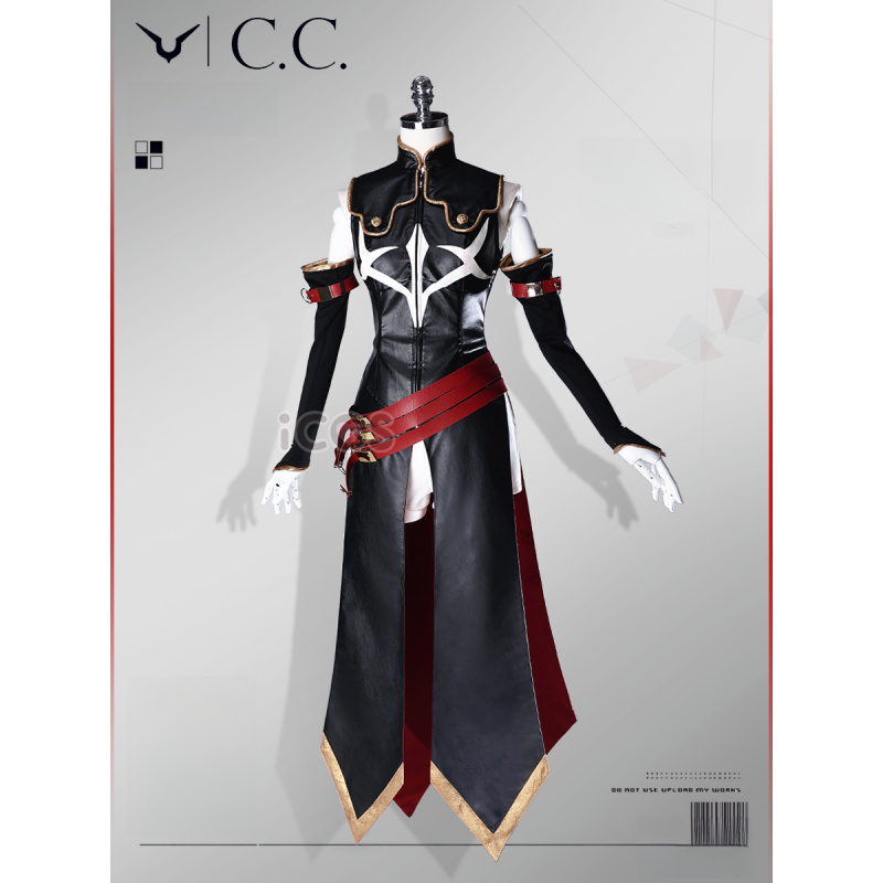 Anime Cosplay Yor - Ksatria Hitam C.C. Kostum Cosplay Seragam