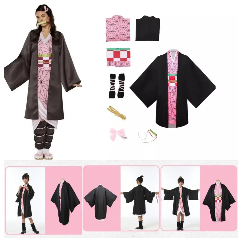 Anime Cosplay Nezuko - Kostum Cosplay Anime Halloween Kamado Nezuko