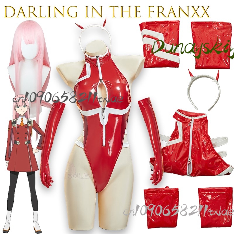 Anime Cosplay Bodysuit - Kostum Cosplay Darling In The Franxx