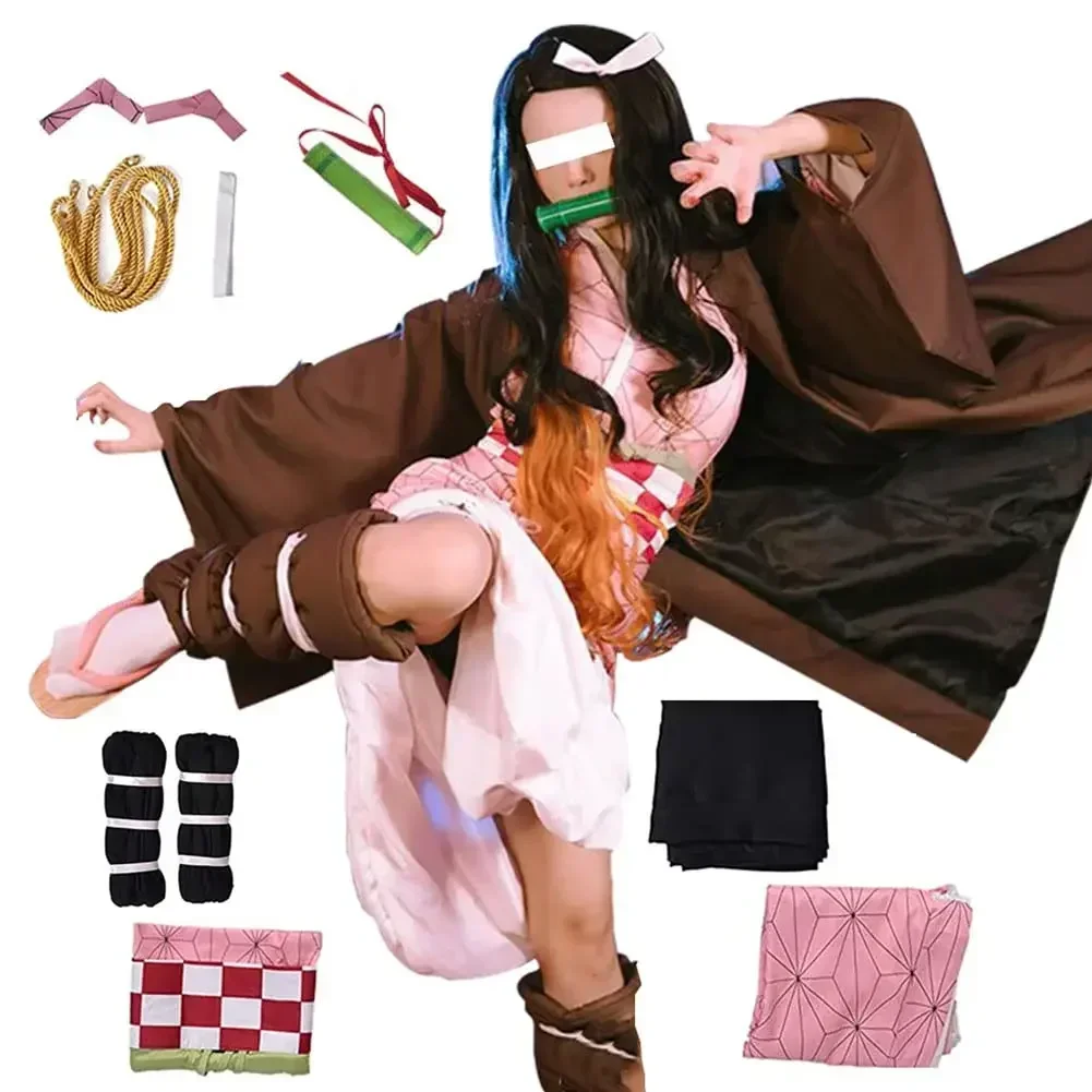 Anime Cosplay Nezuko - Kostum Cosplay Anime Baru 2026 Kamado