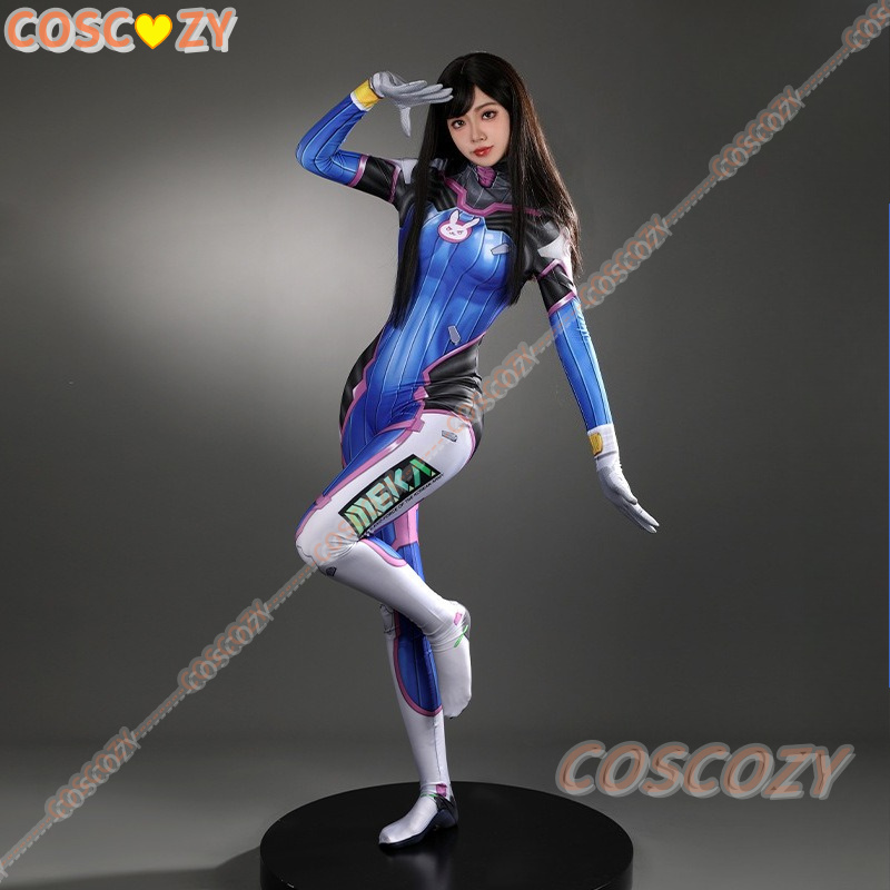 Anime Cosplay Bodysuit - Kostum Cosplay Dva Wanita Lengkap untuk