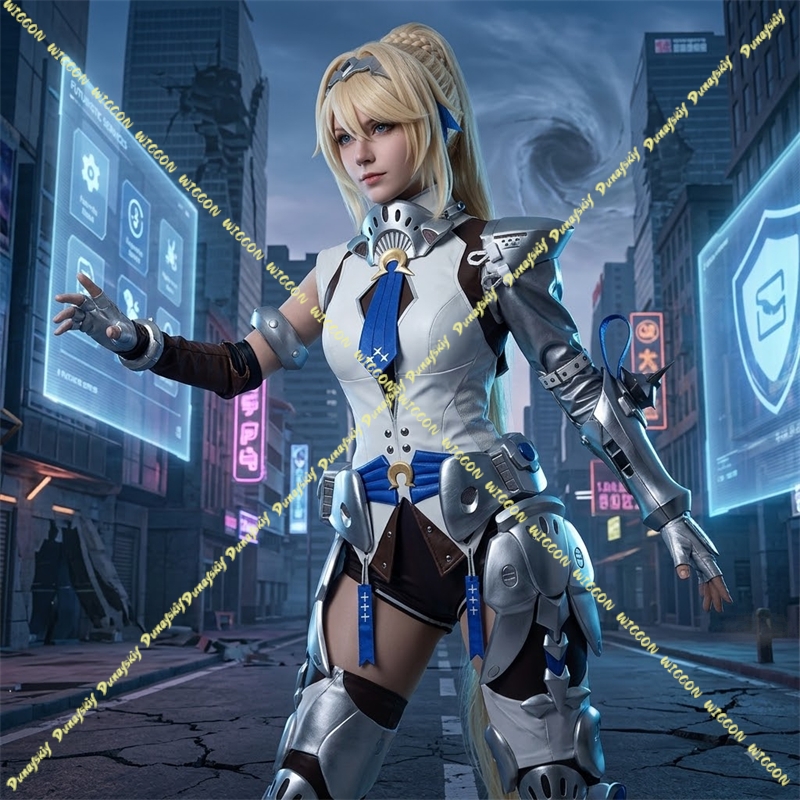 Anime Cosplay Zzz - Kostum Cosplay Sigrid Seri Game Cosplay: