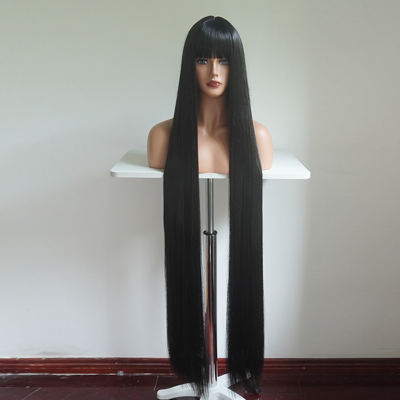 Cosplay Anime Online - Wig Lurus Anime Cosplay Jaring Mawar