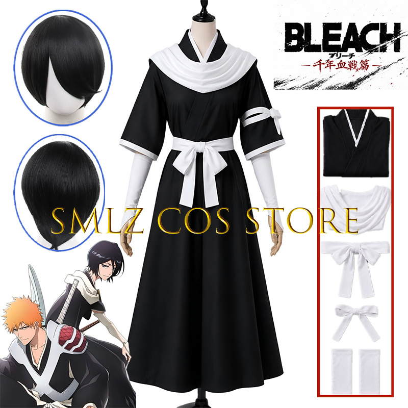 Anime Cosplay Wigs - 2026 TYBW Rukia Cosplay Kostum Kuchiki