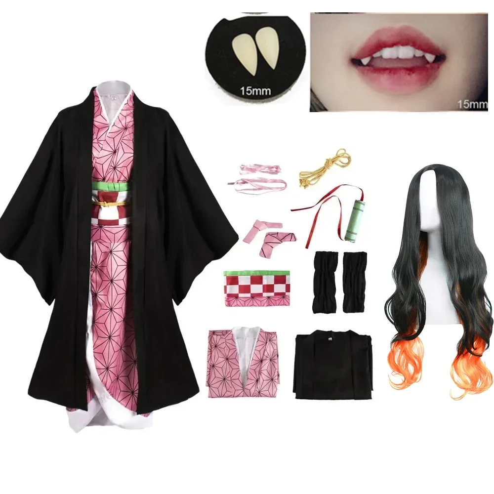 Kostum Cosplay Anime Kamado Ne - Anime Cosplay Nezuko ulasan dan harga