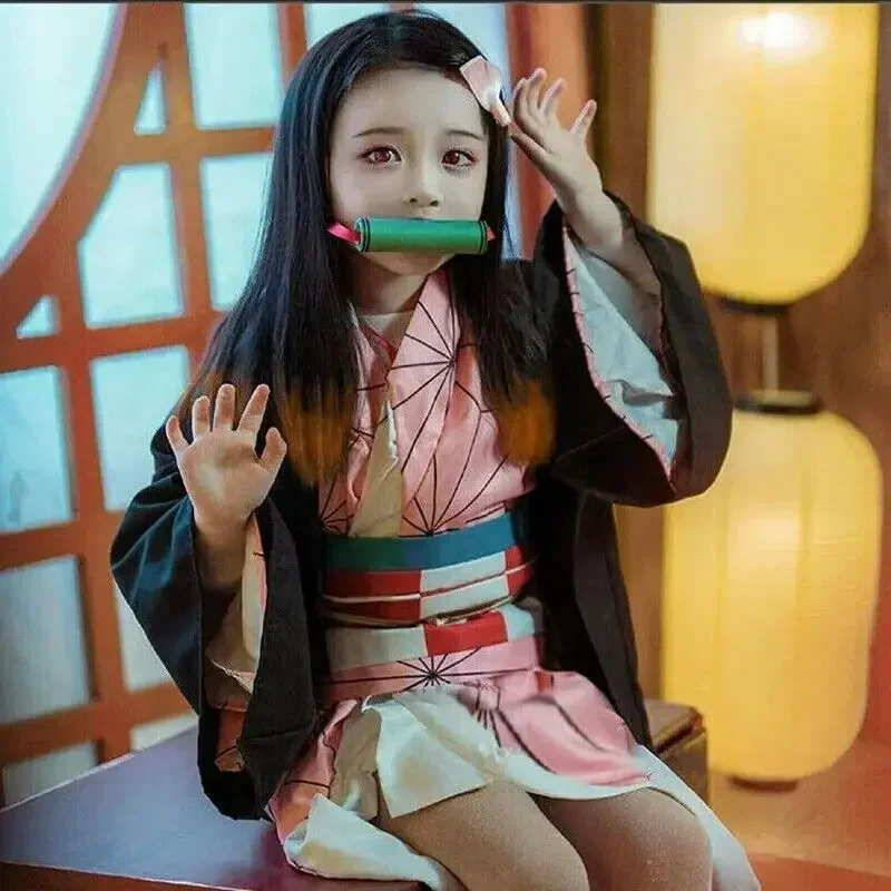 Kostum Cosplay Anime Kamado Ne - Anime Cosplay Nezuko ulasan dan harga