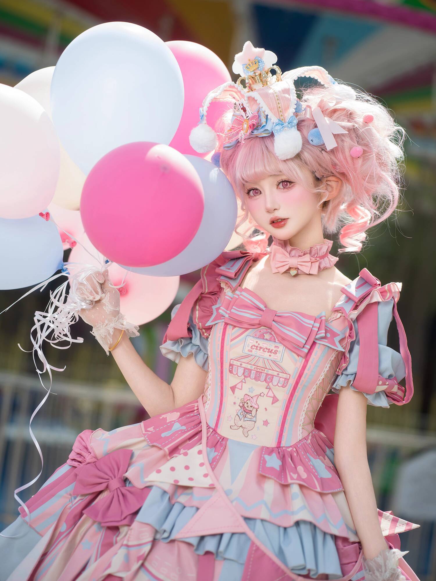 Rok Lolita Pembuka Karnaval Fi - Queen Anime Cosplay ulasan dan harga