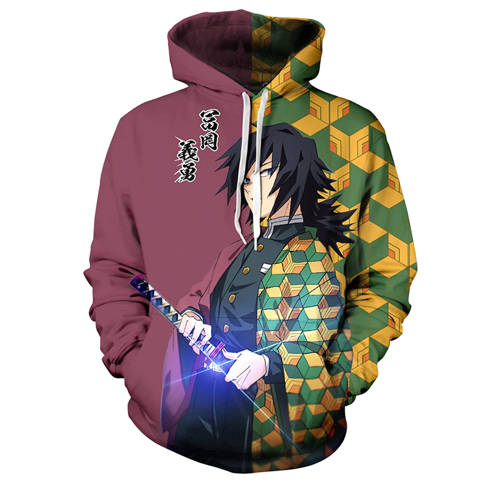Hoodie Cetak 3D Gaya Jalanan N - Anime Cosplay Nezuko ulasan dan harga