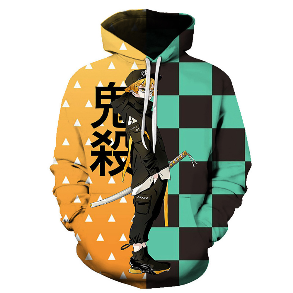 Hoodie Cetak 3D Gaya Jalanan N - Anime Cosplay Nezuko ulasan dan harga
