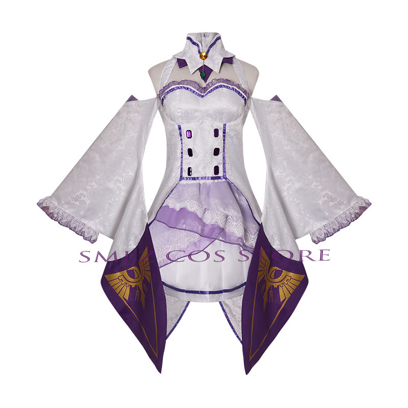 Kostum Cosplay Emilia Anime Re - Anime Cosplay Outfits For Women ulasan dan harga