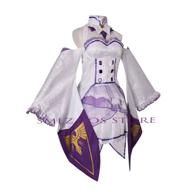 Kostum Cosplay Emilia Anime Re - Anime Cosplay Outfits For Women ulasan dan harga