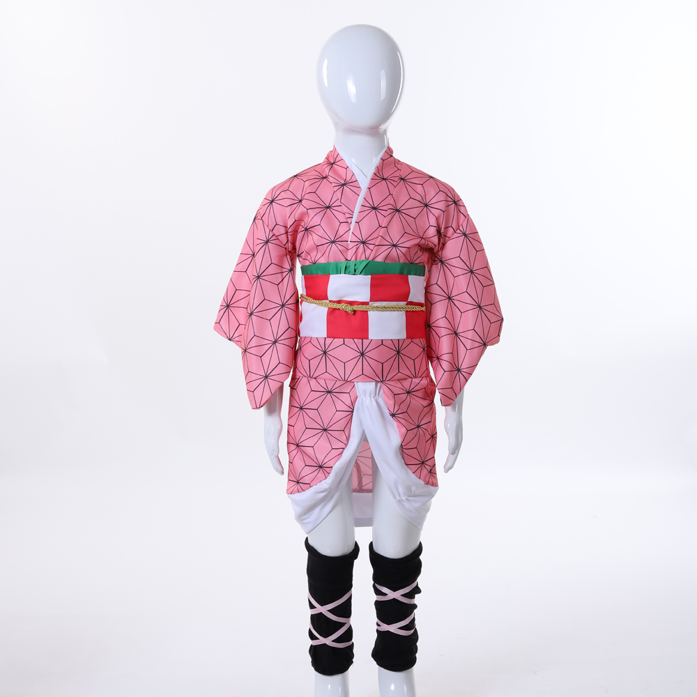Set Cosplay Nezuko Kamado Leng - Anime Cosplay Nezuko ulasan dan harga