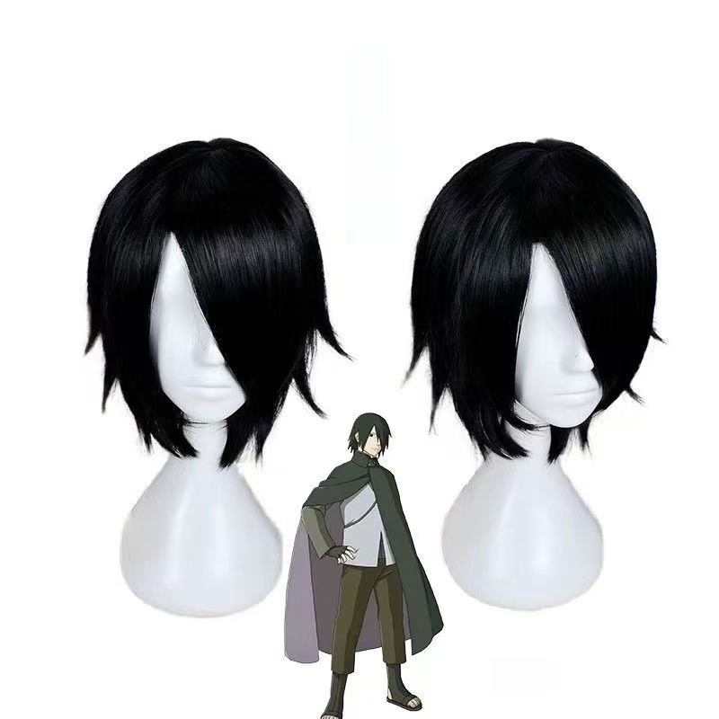 Wig Cosplay Anime Sasuke Borut - Cosplay Anime Online ulasan dan harga