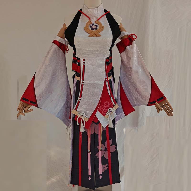 Yae Miko Set lengkap Guuji Yae - Anime Cosplay Yor ulasan dan harga