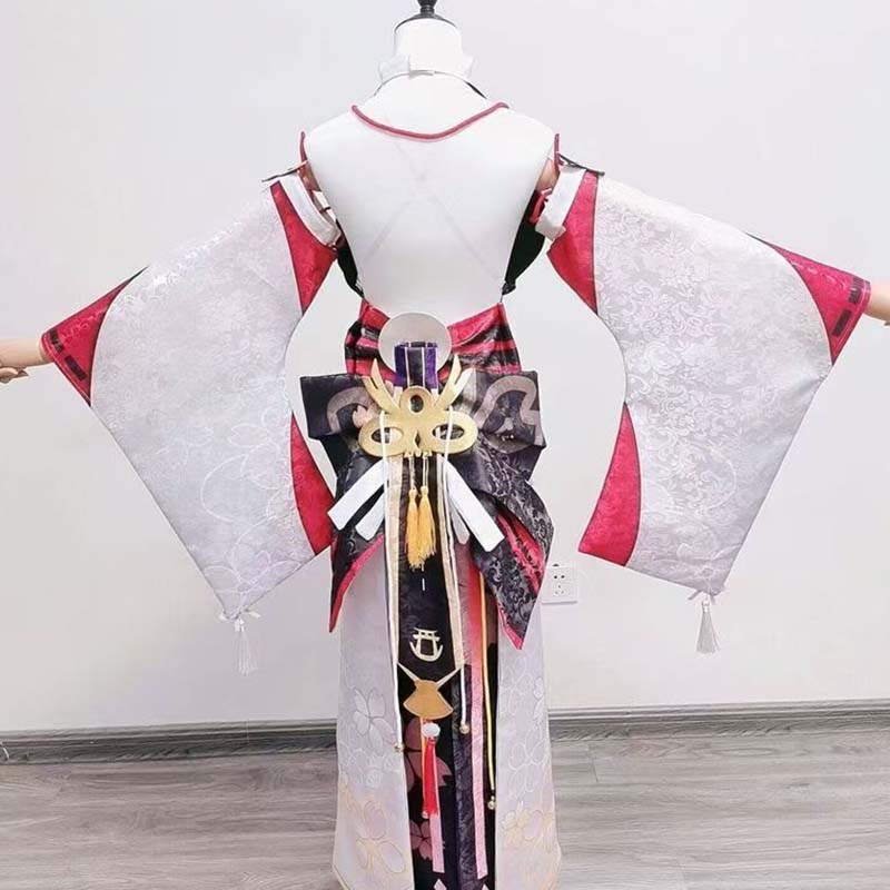 Yae Miko Set lengkap Guuji Yae - Anime Cosplay Yor ulasan dan harga