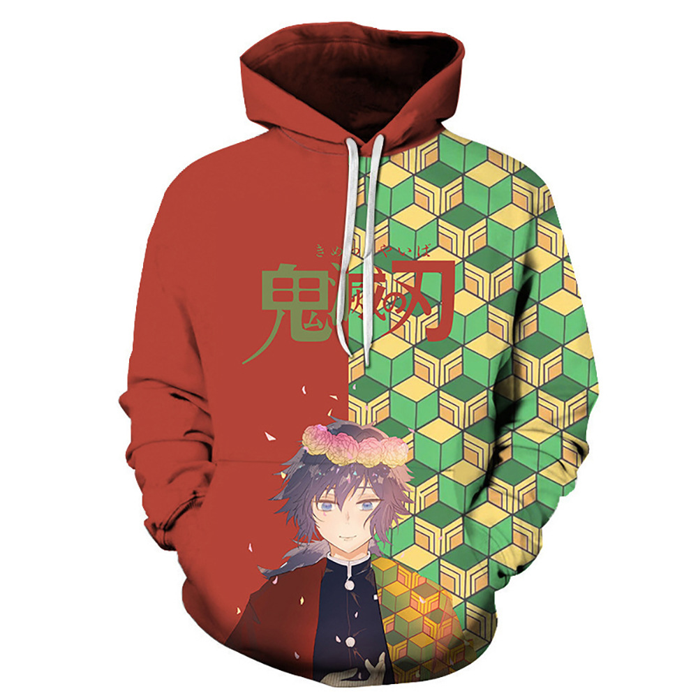 Jaket Hoodie Cetak 3D Demon Sl - Anime Cosplay Nezuko ulasan dan harga