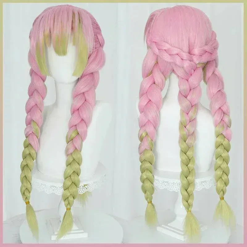 Wig Cosplay Anime Berkualitas  - Anime Cosplay Nezuko ulasan dan harga
