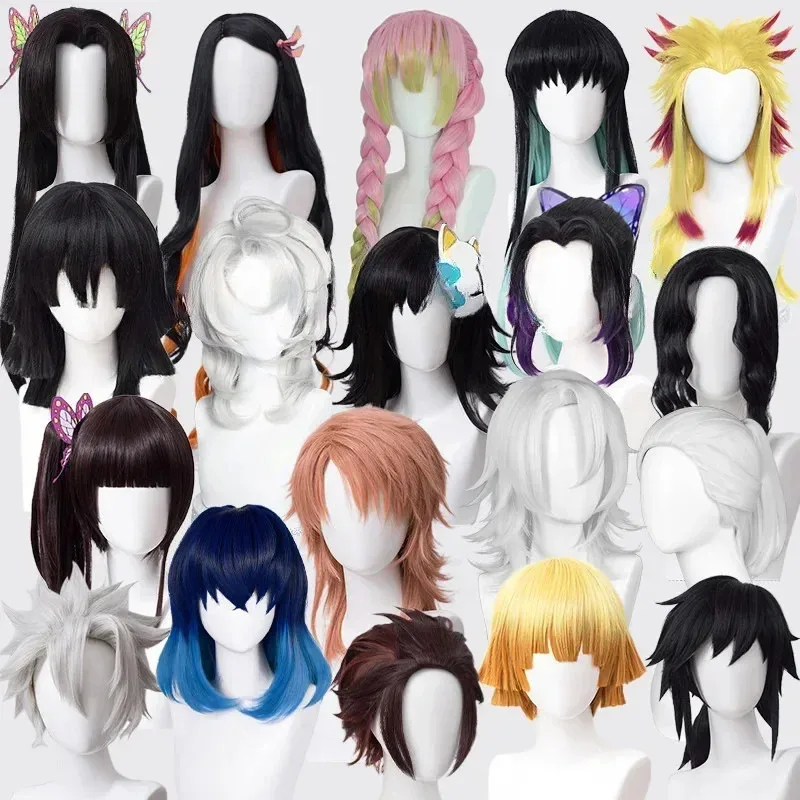 Wig Cosplay Anime Berkualitas  - Anime Cosplay Nezuko ulasan dan harga