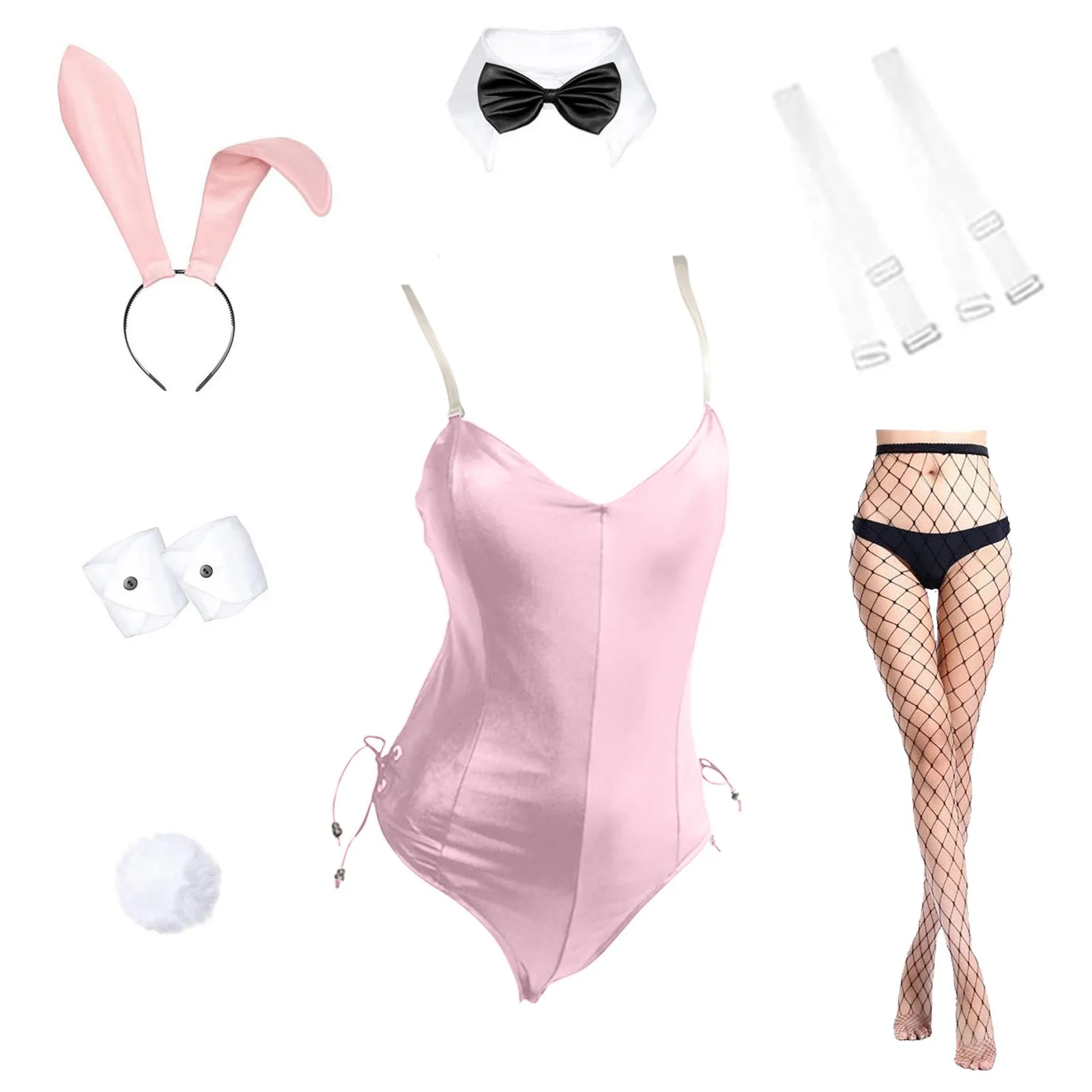 Setelan Anak Perempuan Kelinci - Anime Cosplay Bodysuit ulasan dan harga