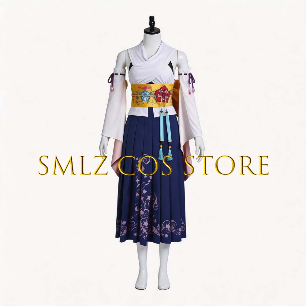 Smlz FFX Yuna Cosplay Anime FF - Anime Cosplay Outfits For Women ulasan dan harga