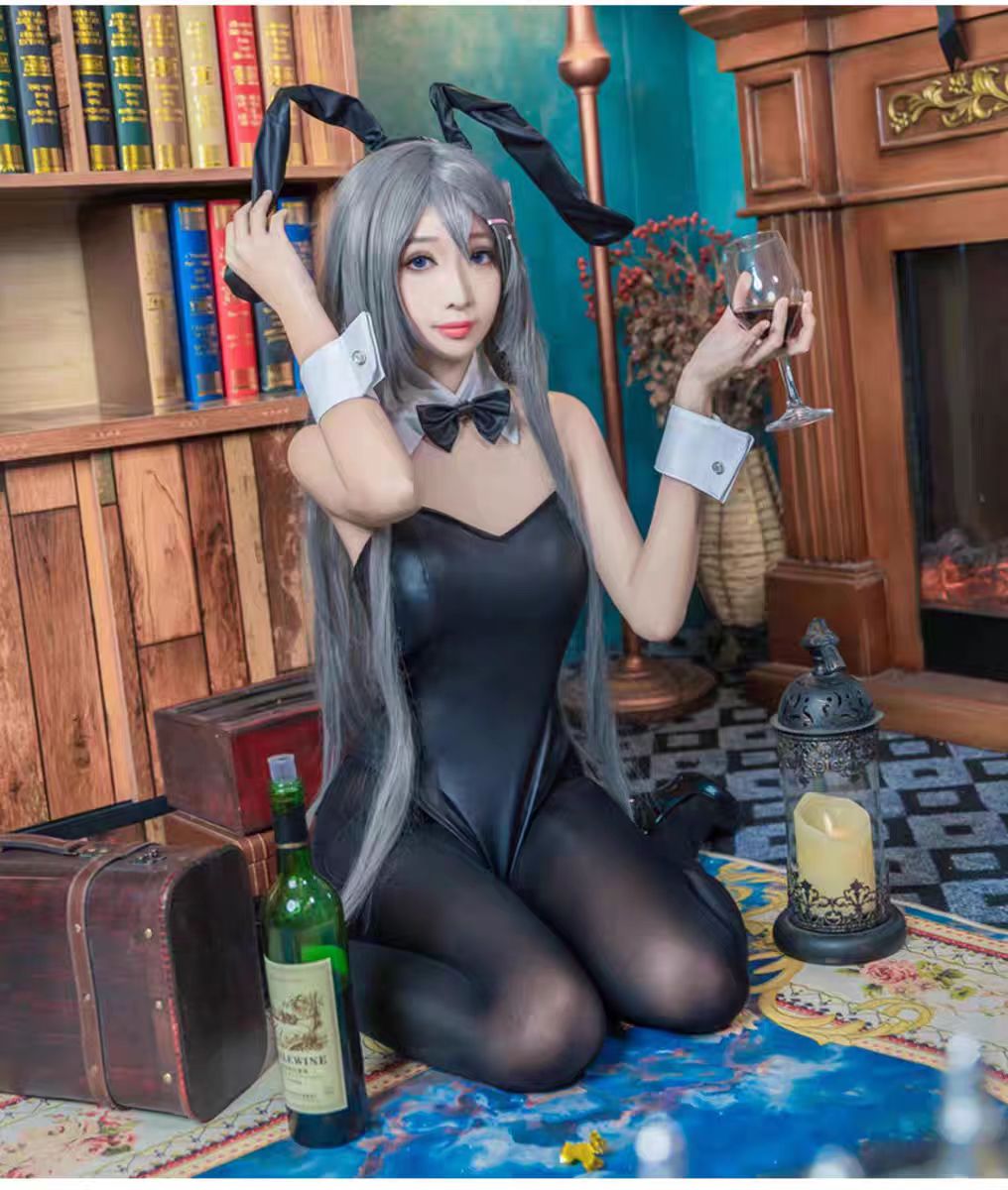 Kostum Cosplay Gadis Kelinci S - Anime Cosplay Bodysuit ulasan dan harga
