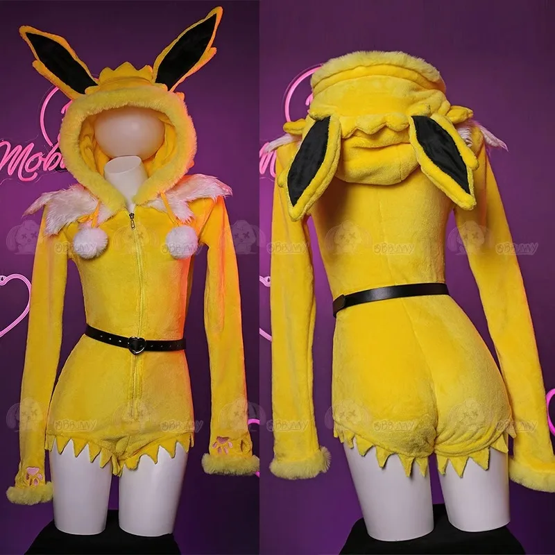 Kostum Cosplay Jolteon Anime N - Anime Cosplay Bodysuit ulasan dan harga