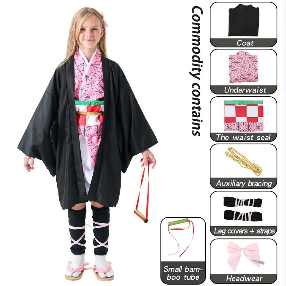 Kostum Cosplay Anime Demon Sla - Anime Cosplay Nezuko ulasan dan harga