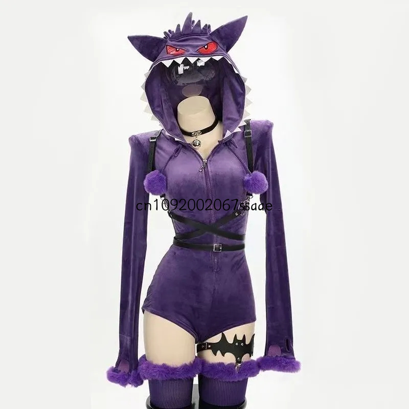 Kostum Cosplay Anime Gengar, J - Anime Cosplay Bodysuit ulasan dan harga