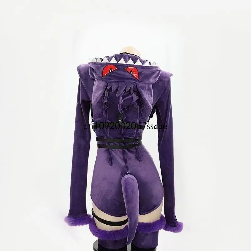 Kostum Cosplay Anime Gengar, J - Anime Cosplay Bodysuit ulasan dan harga