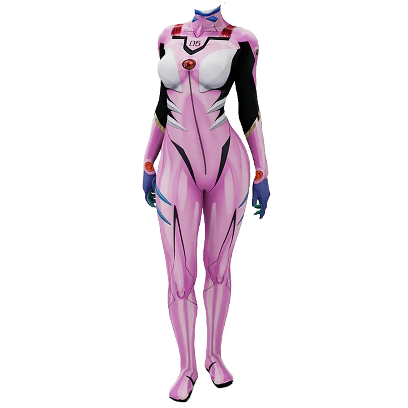 Kostum Cosplay Anime EVA 05 Ma - Anime Cosplay Bodysuit ulasan dan harga