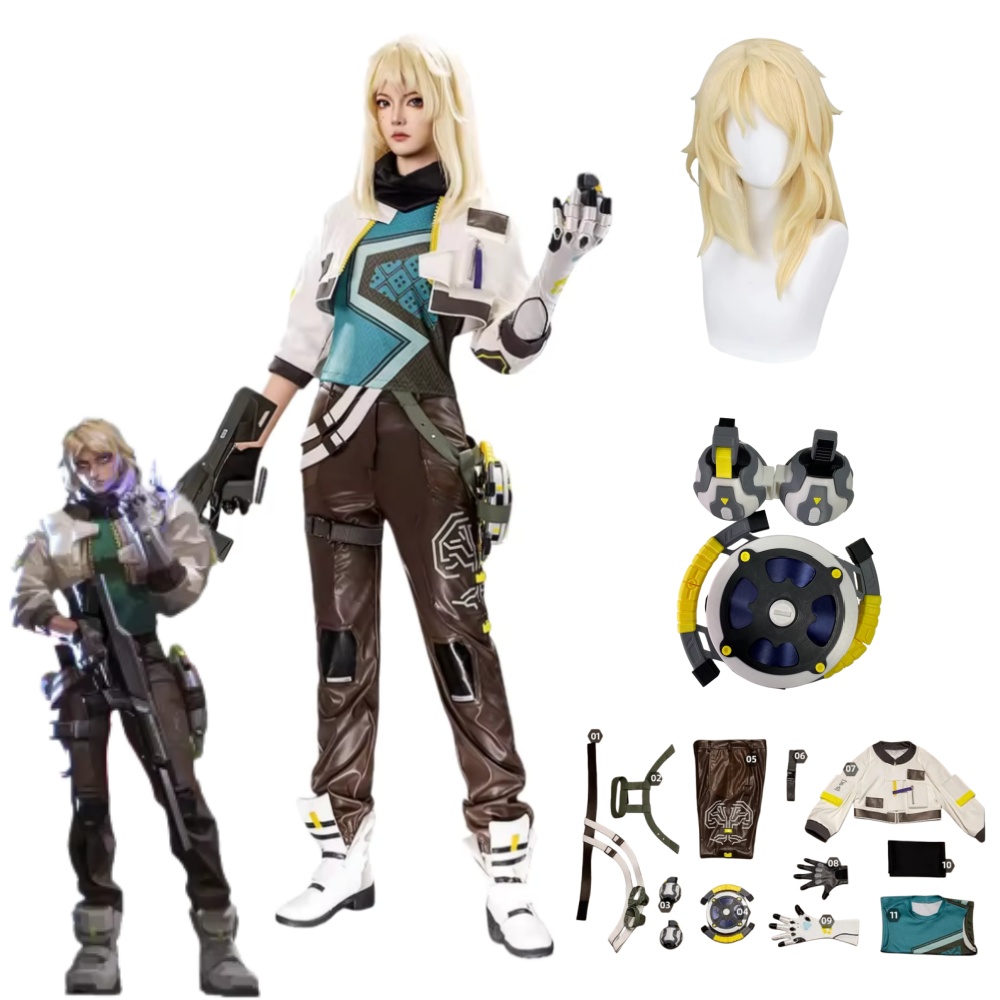 Kostum Cosplay Deadlock VALORA - Anime Cosplay Outfits For Women ulasan dan harga