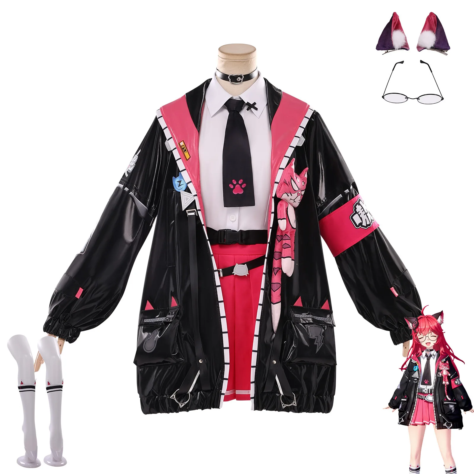 Neverness to Everness Nanally  - Anime Cosplay Wigs ulasan dan harga