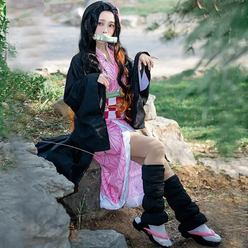 Kostum Cosplay Anime Kamado Ne - Anime Cosplay Nezuko ulasan dan harga