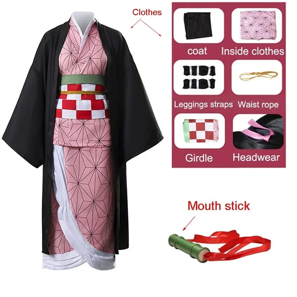 Kostum Cosplay Anime Kamado Ne - Anime Cosplay Nezuko ulasan dan harga