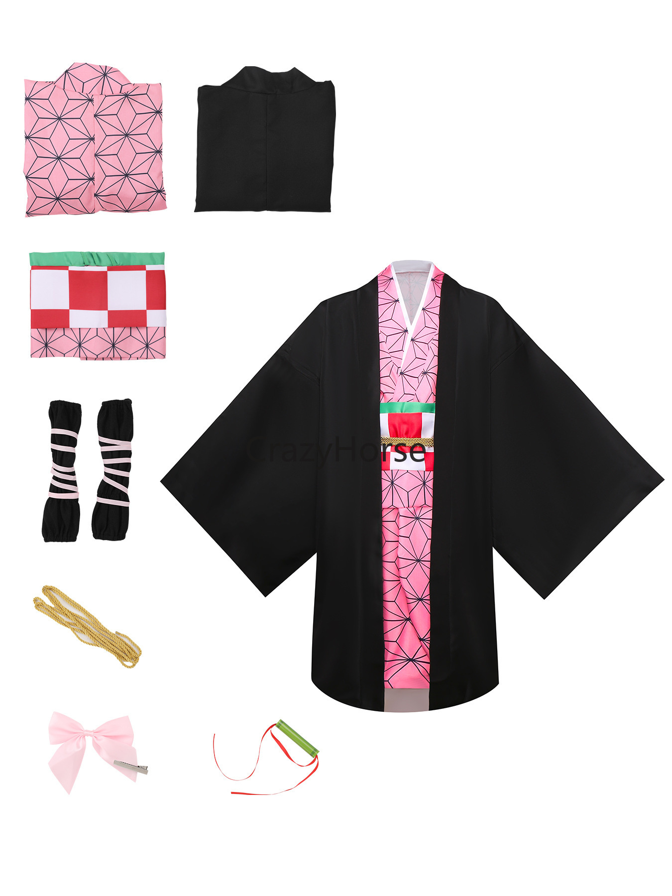 Kostum Cosplay Dewasa Tanjiro  - Anime Cosplay Nezuko ulasan dan harga