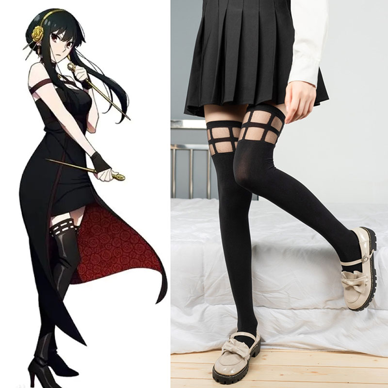 Stoking Atas Lutut Cosplay Ani - Anime Cosplay Yor ulasan dan harga